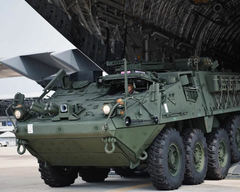 รถเกราะล้อยาง สไตรเกอร์ M1126 STRYKER 