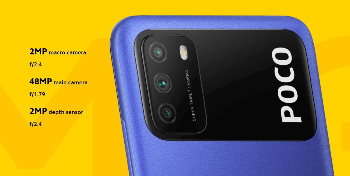 POCO M3 กล้อง