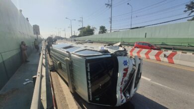 รถชน 5 คัน