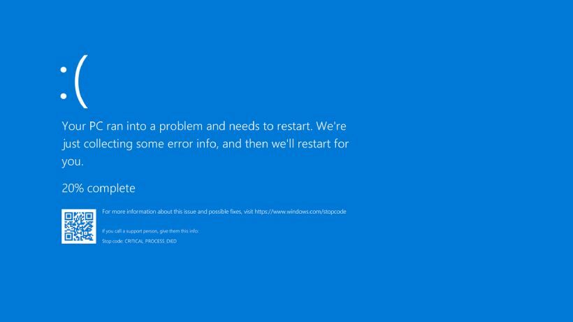 Microsoft Windows 10 Blue Screen