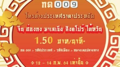 ตรุษจีน ค่าโทรต่างประเทศ