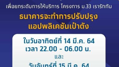 ปิดปรับปรุงแอปเป๋าตัง