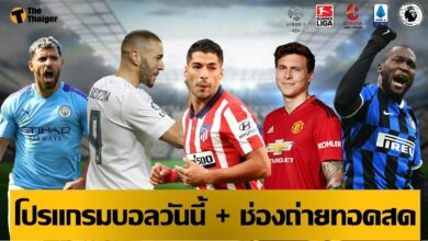 โปรแกรมบอลวันนี้ ช่องทางรับชมสด 7 มีค.64