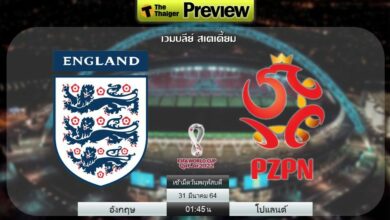 ดูบอลสด อังกฤษ พบ โปแลนด์ (พร้อมลิงก์ดูบอล)
