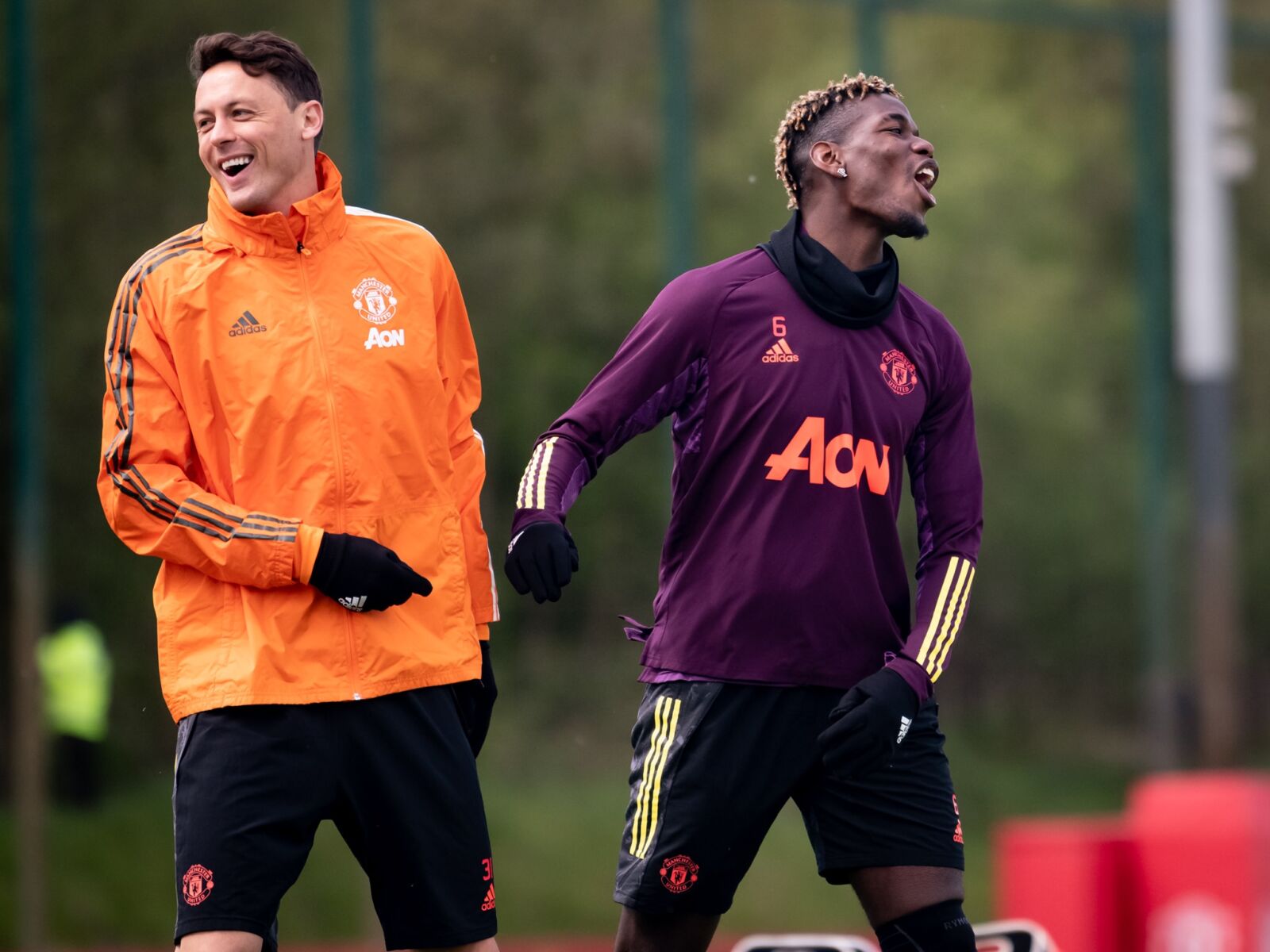 บรรยากาศซ้อมของ แมนฯ ยูไนเต็ด ก่อนดวล โรม่า