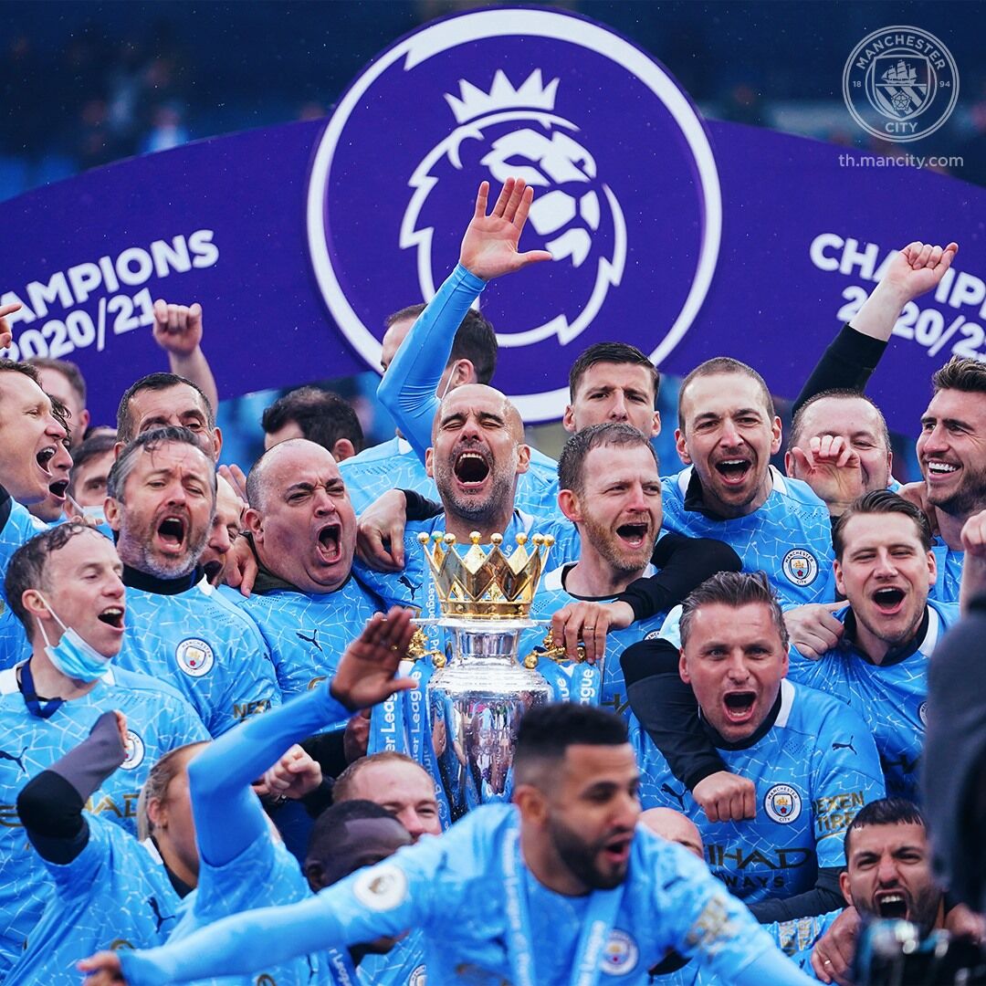 ประมวลภาพบรรยากาศ ฉลองแชมป์ พรีเมียร์ ลีก ของ แมนฯ ซิตี้