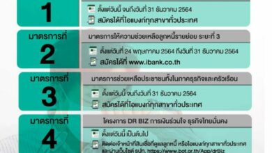 IBank มาตรการช่วยเหลือ
