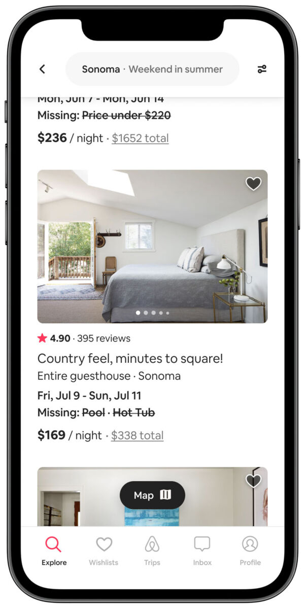 airbnb อัปเดท