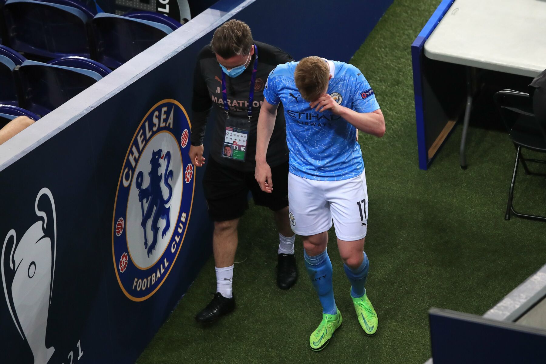 เควิน เดอ บรอยน์ เจ็บหนักจนอาจกระเทือน เบลเยี่ยม