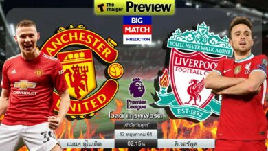 ดูบอลสด แมนฯ ยูไนเต็ด พบ ลิเวอร์พูล (ลิงก์ดูบอล)