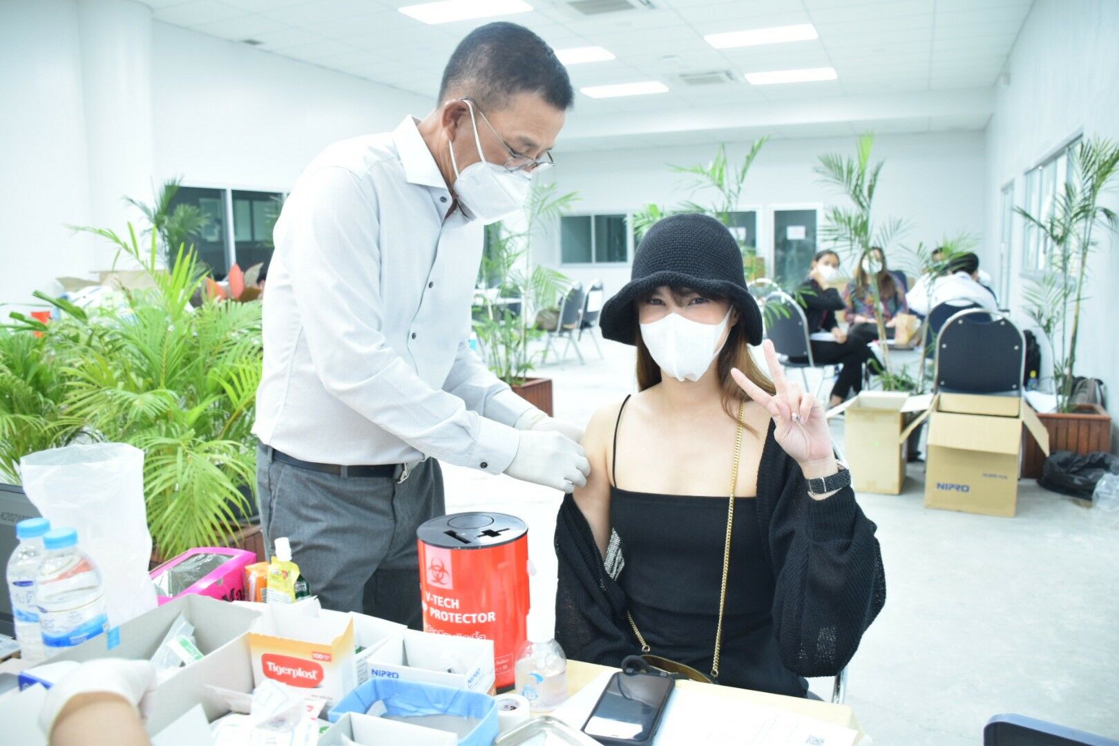 ฉีดวัตซีน แพรว