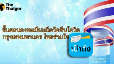ลงทะเบียนฉีดวัคซีนโควิดผ่านเป๋าตัง