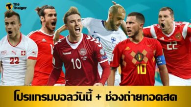 โปรแกรมบอลวันนี้ ช่องทางรับชมสด 12 มิย.64