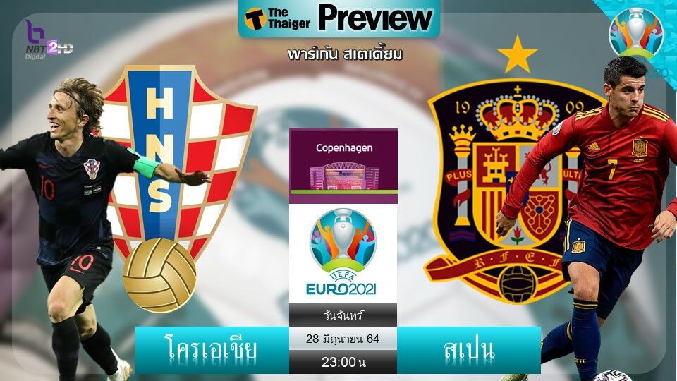 ดูบอลสด ยูโร 2020 โครเอเชีย พบ สเปน สดทาง ช่อง Nbt | Thaiger ข่าวไทย