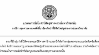 แถลงการณ์นิสิตจุฬา
