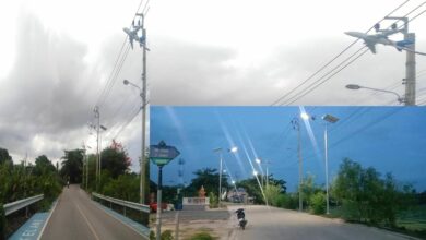 เสาไฟเครื่องบิน หนองปรือ