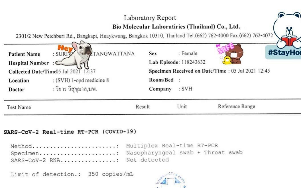 หนูแหม่ม ตรวจโควิด
