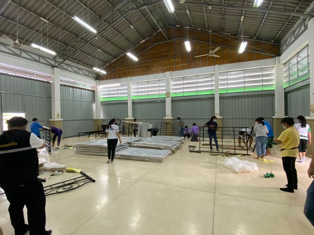 ดิว อริสรา บริจาคเตียง