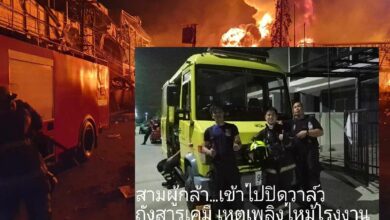 โรงงานกิ่งแก้ว นักดับเพลิง
