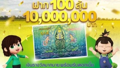 สลากออมทรัพย์ ธ.ก.ส. ชุดเกษตรมั่งคั่ง 6