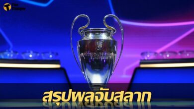  สรุปผลจับสลาก ฟุตบอล ยูฟ่า แชมเปี้ยนส์ ลีก ฤดูกาล 21/22