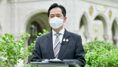 นายอนุชา บูรพชัยศรี โฆษกประจำสำนักนายกรัฐมนตรี