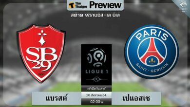 ดูบอลสด แบรสต์ พบ เปแอสเช (ลิงก์ดูบอล)