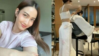 แต้ว ณฐพร ตัดผมให้คุณแม่