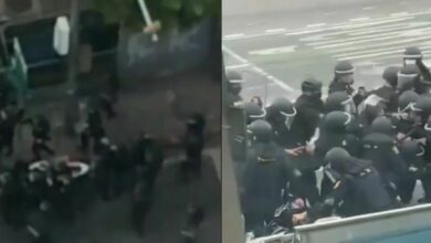 ตำรวจทำร้ายผู้ชุมนุม