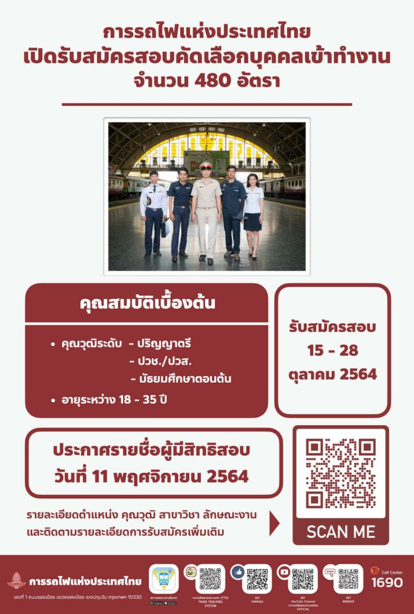 รฟท. สอบคัดเลือก