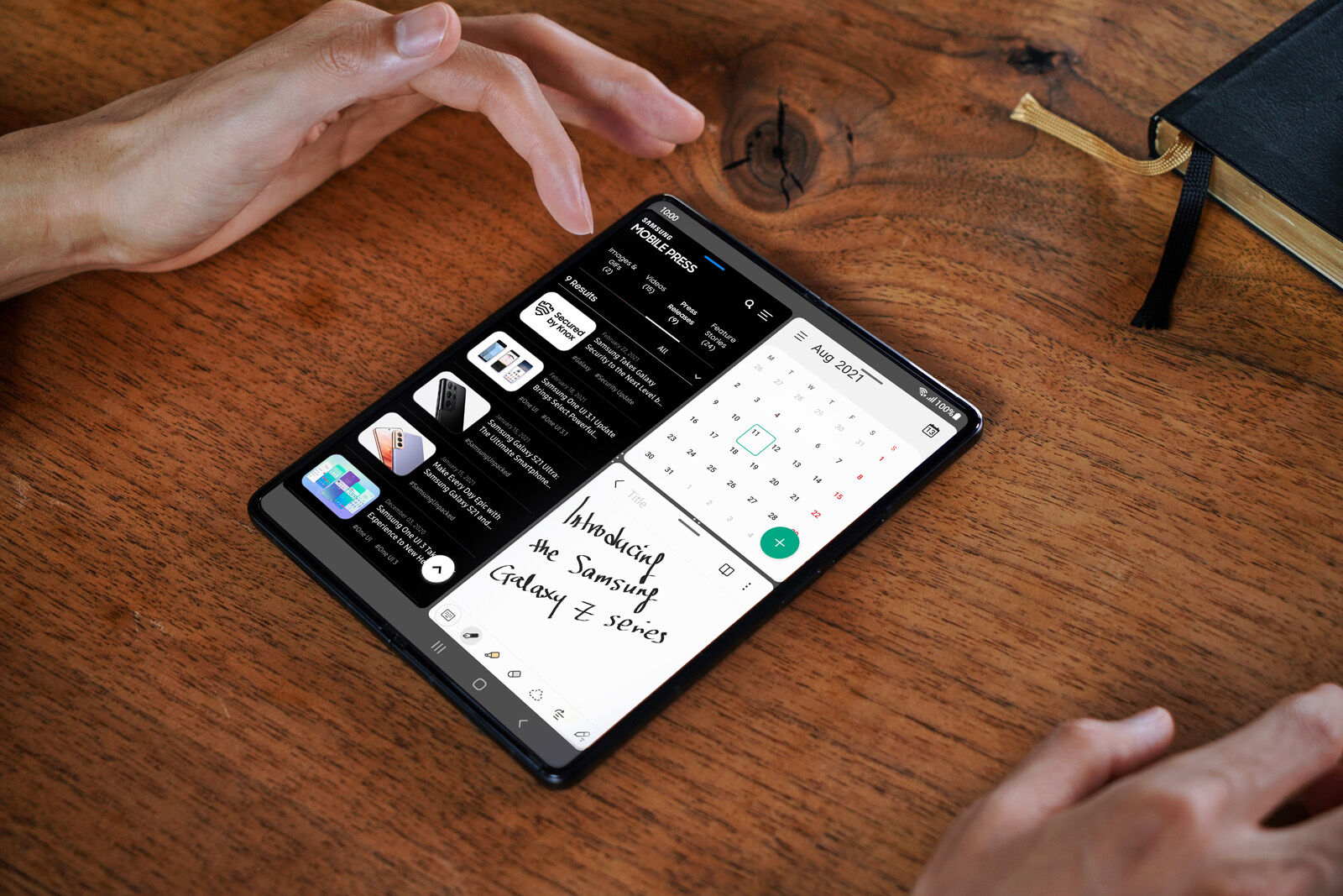 หน้าจอ Galaxy Z Fold3 5G การออกแบบ