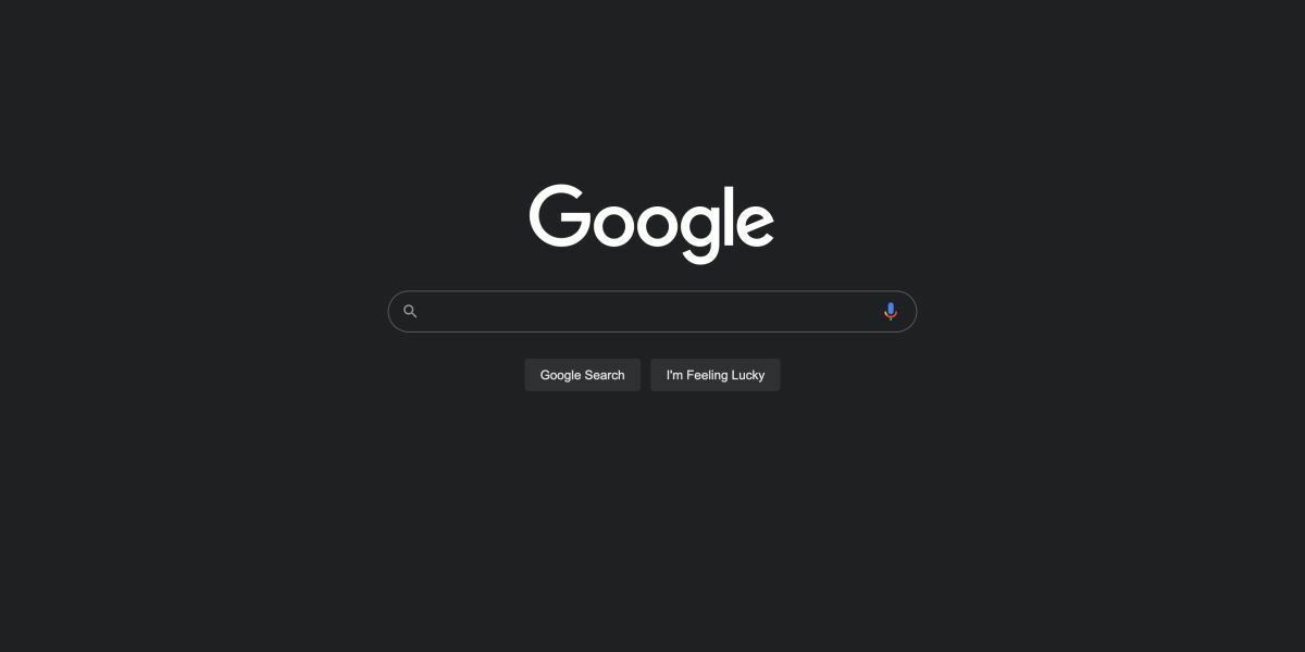 Google Dark theme