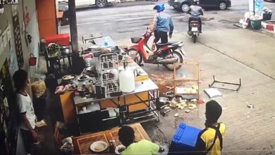ทวงหนี้โหด แม่ค้าร้านปลาหมึก