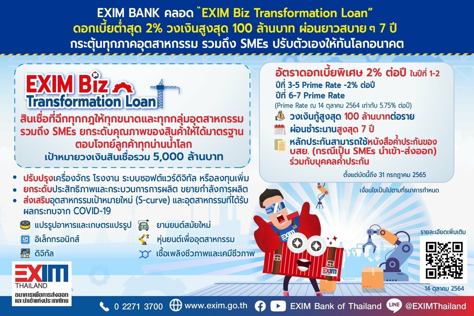 EXIM Biz Transformation Loan 