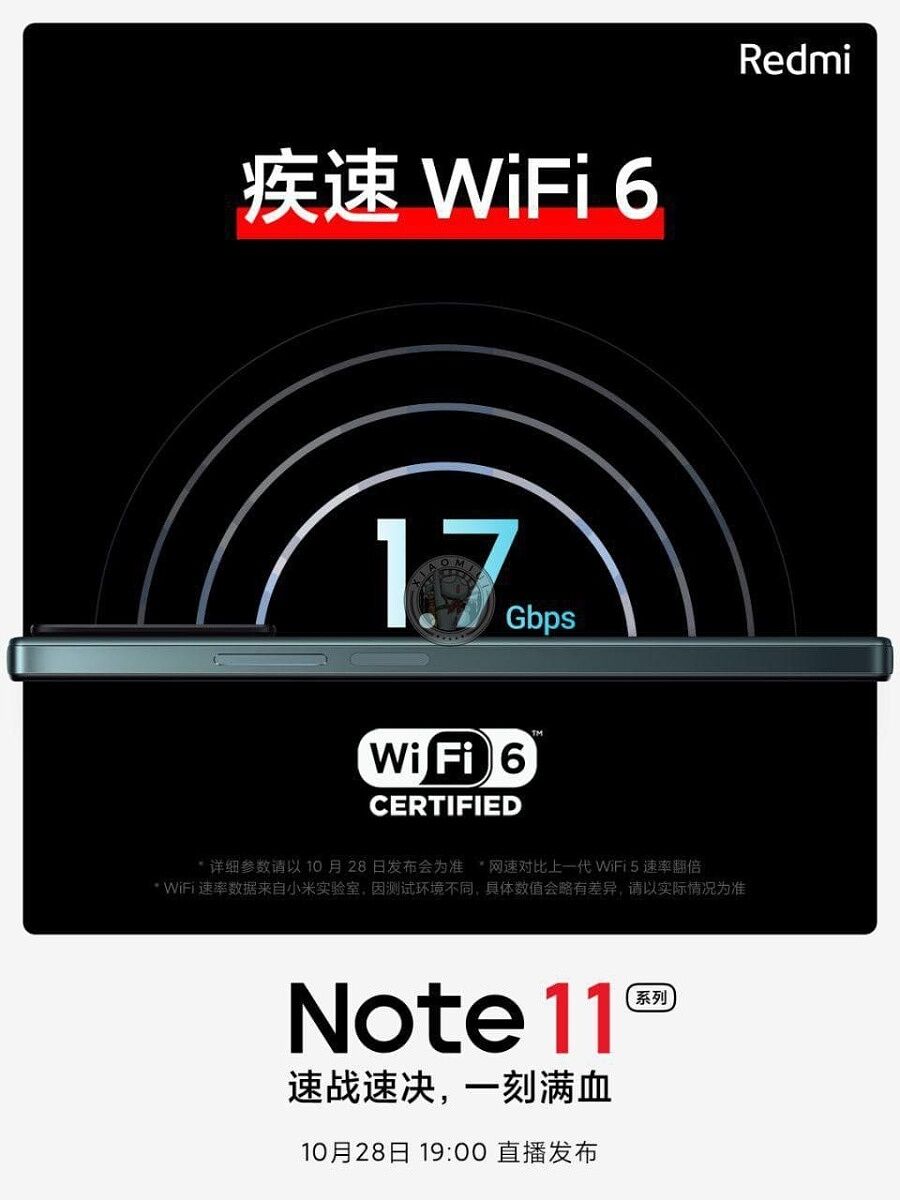 Xiaomi Redmi Note 11 Pro+ wifi 6