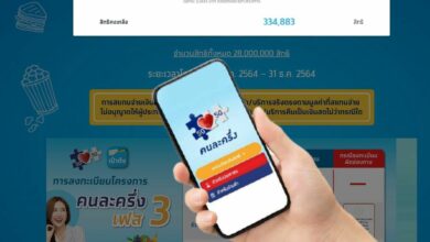 คนละครึ่ง เฟส 3 เช็คสิทธิ