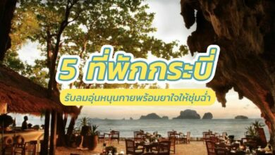 5 ที่พัก ต้องได้พัก จ.กระบี่