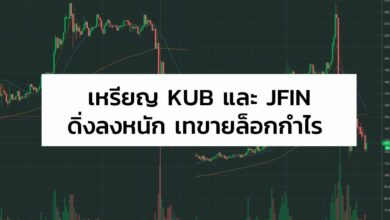 เหรียญ KUB กับ JFIN ดิ่งลงหนัก