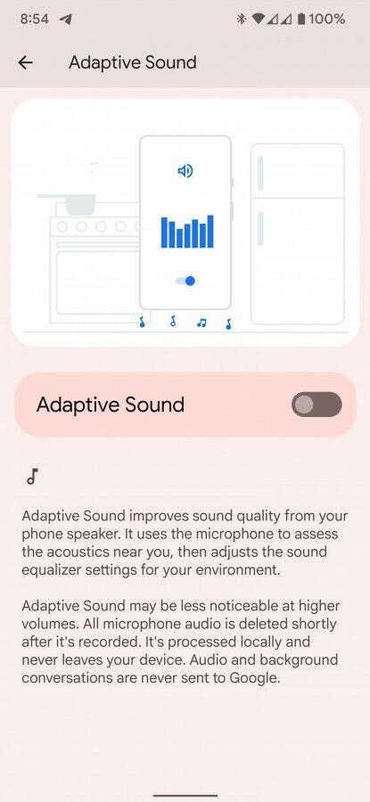 Adaptive Sound Pixel 6 