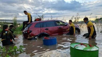 ขับรถตกน้ำ GPS