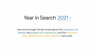 คำค้นหายอดนิยมประจำปี 2564 Google