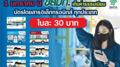 ขสมก. ค่าธรรมเนียม บัตรโดยสารอิเล็กทรอนิกส์