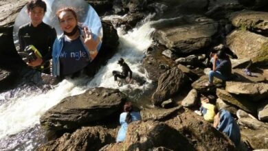 น้ำตกคลองลาน แหวนทองฝังเพชร