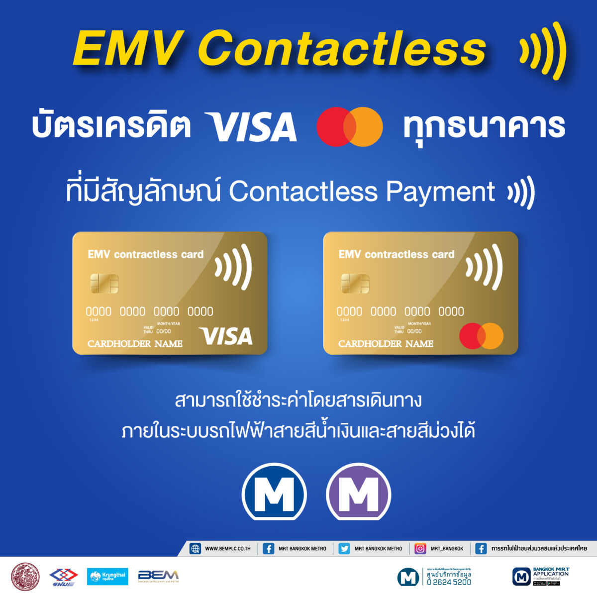 บัตรเครดิต EMV Contactless