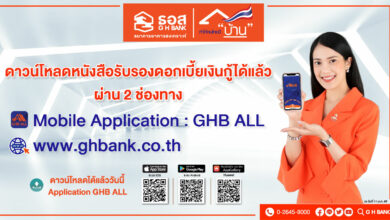 ธอส. หนังสือรับรองดอกเบี้ยเงินกู้