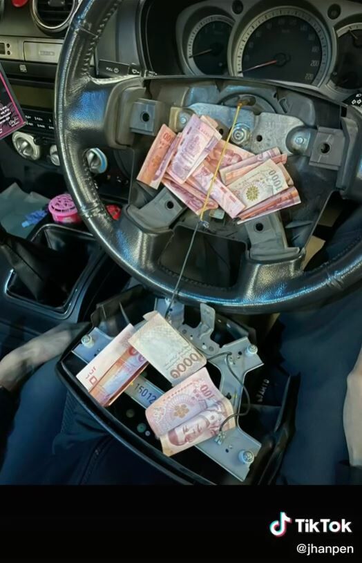 โดนจับได้ว่าซ่อนเงินเก็บ