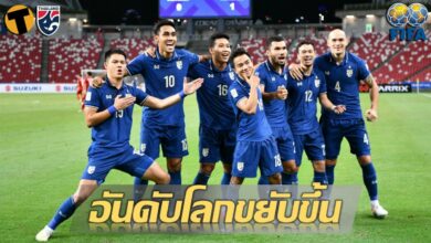 ทัพช้างศึก ทีมชาติไทย ขยับขึ้น 3 อันดับ ฟีฟ่า แรงกิ้ง