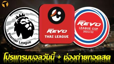 โปรแกรมบอลวันนี้ ช่องทางรับชมสด 9 กพ.65