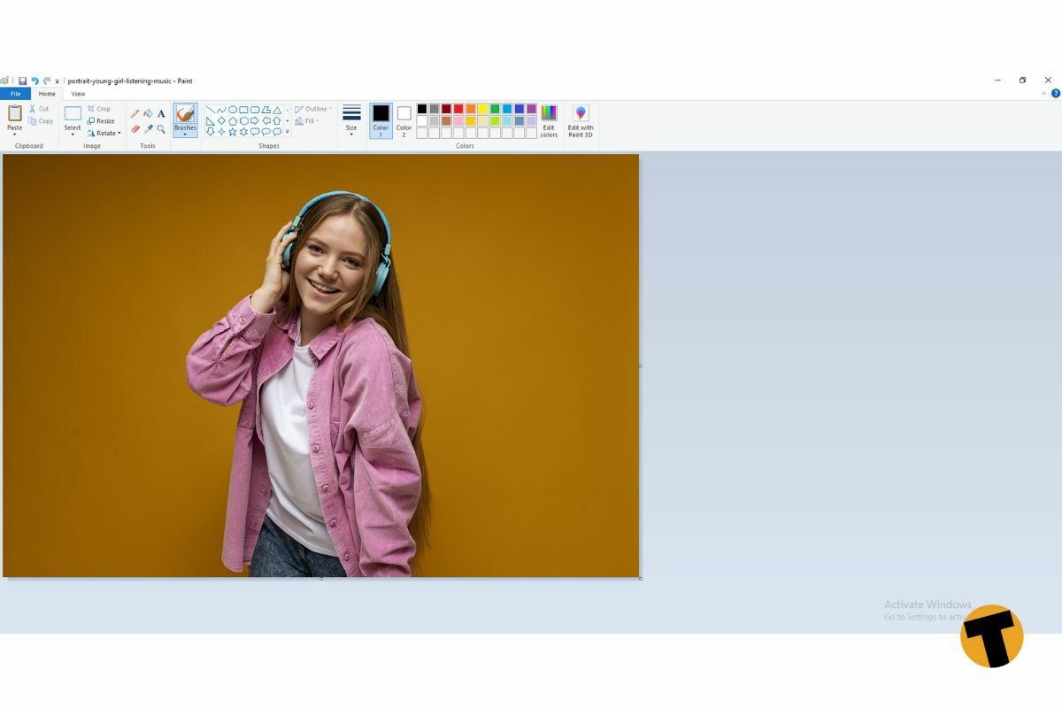 ลดขนาดไฟล์ภาพวิธีการใช้งาน Paint