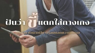 ฝันว่าขี้แตกใส่กางเกง 2565